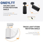 Spot LED moderne or blanc noir ampoule gu10 murale surface fixations vis