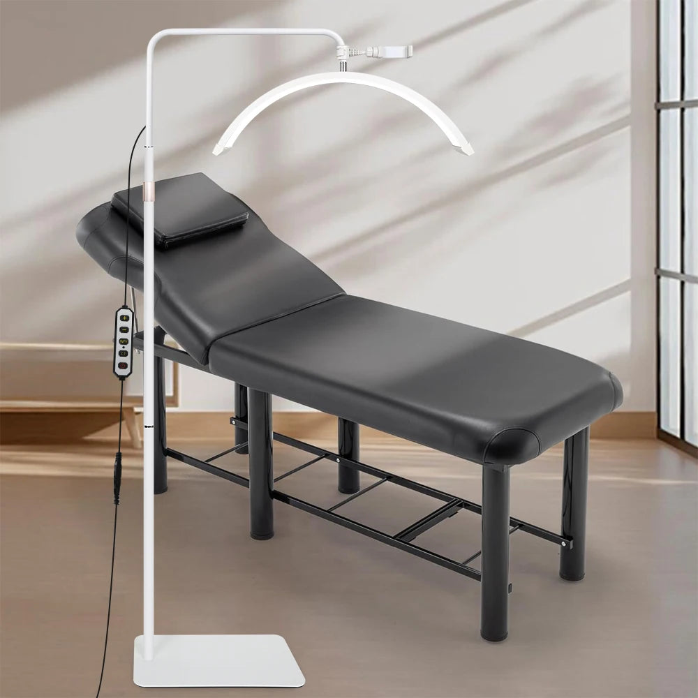 lampe massage blanc moderne réglable télécommande support rotatif porte telephone