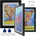 cadres photo bois enfant dessins animaux arbres fleurs naïfs protégés transparents