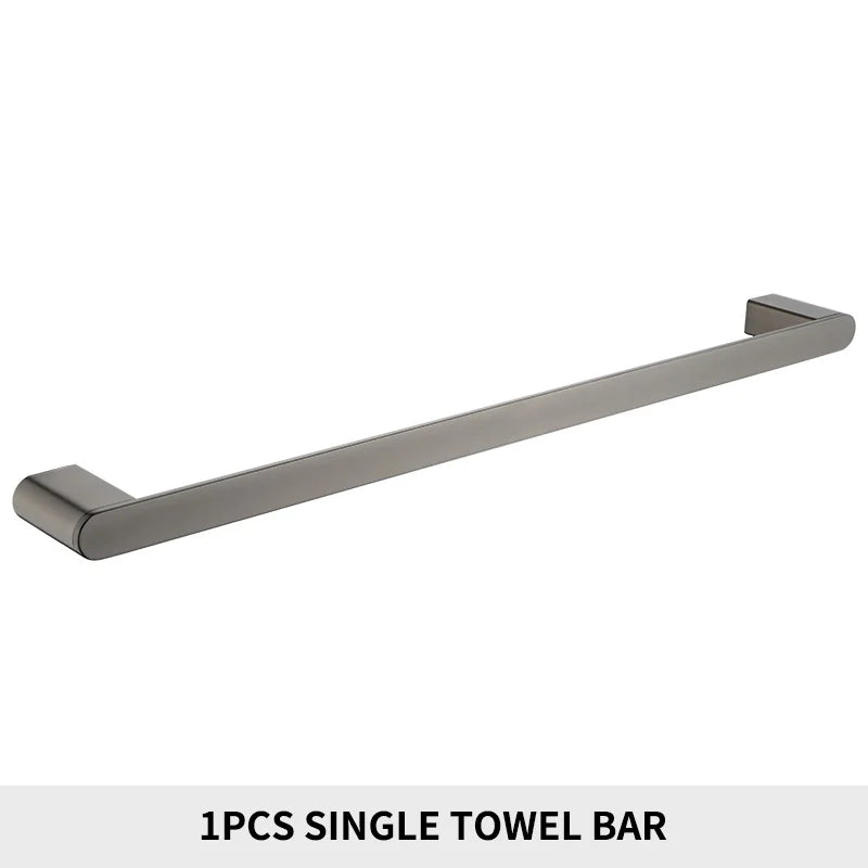 porte serviettes mural acier inoxydable noir doré argenté lisse moderne vis