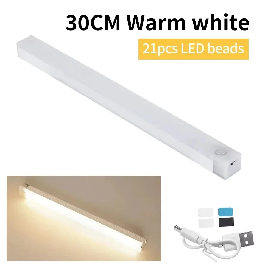 lampe led rechargeable aimantée détecteur mouvement 10cm 20cm 30cm 50cm moderne minimaliste