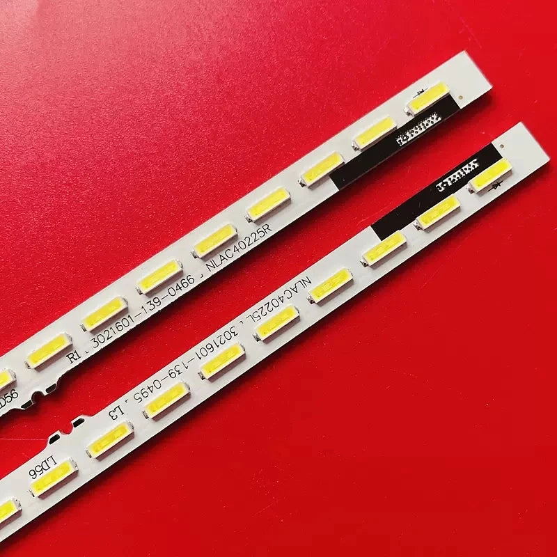 bande led blanc jaune 605mm flux lumineux 60 lumieres led alignees certification ccc tension
