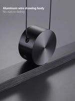 lampe suspendue moderne gris métallisé lisse finition métallique opaques télécommande 6000K 4000K 3000K
