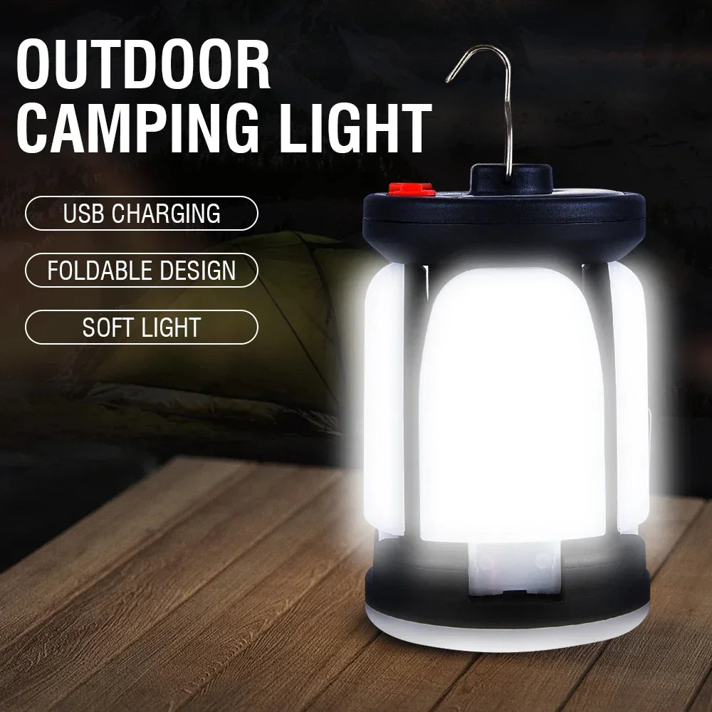 lampe camping rechargeable led portable usb emergency soft light moderne pratique