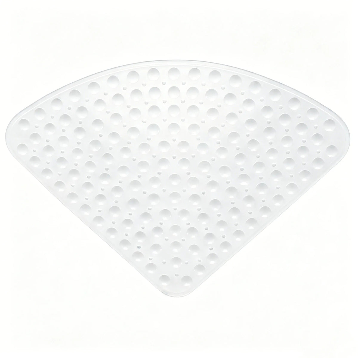 tapis bain moderne 54x54cm texturé ventouses drainage gris clair minimaliste respectueux environnement