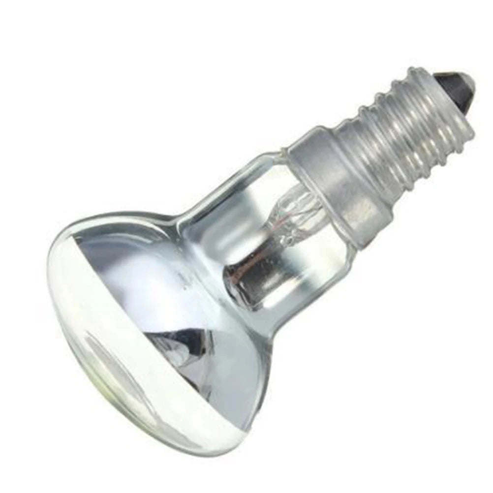 ampoule incandescente e14 classique opaque 39mm transparente rond lisse 30w