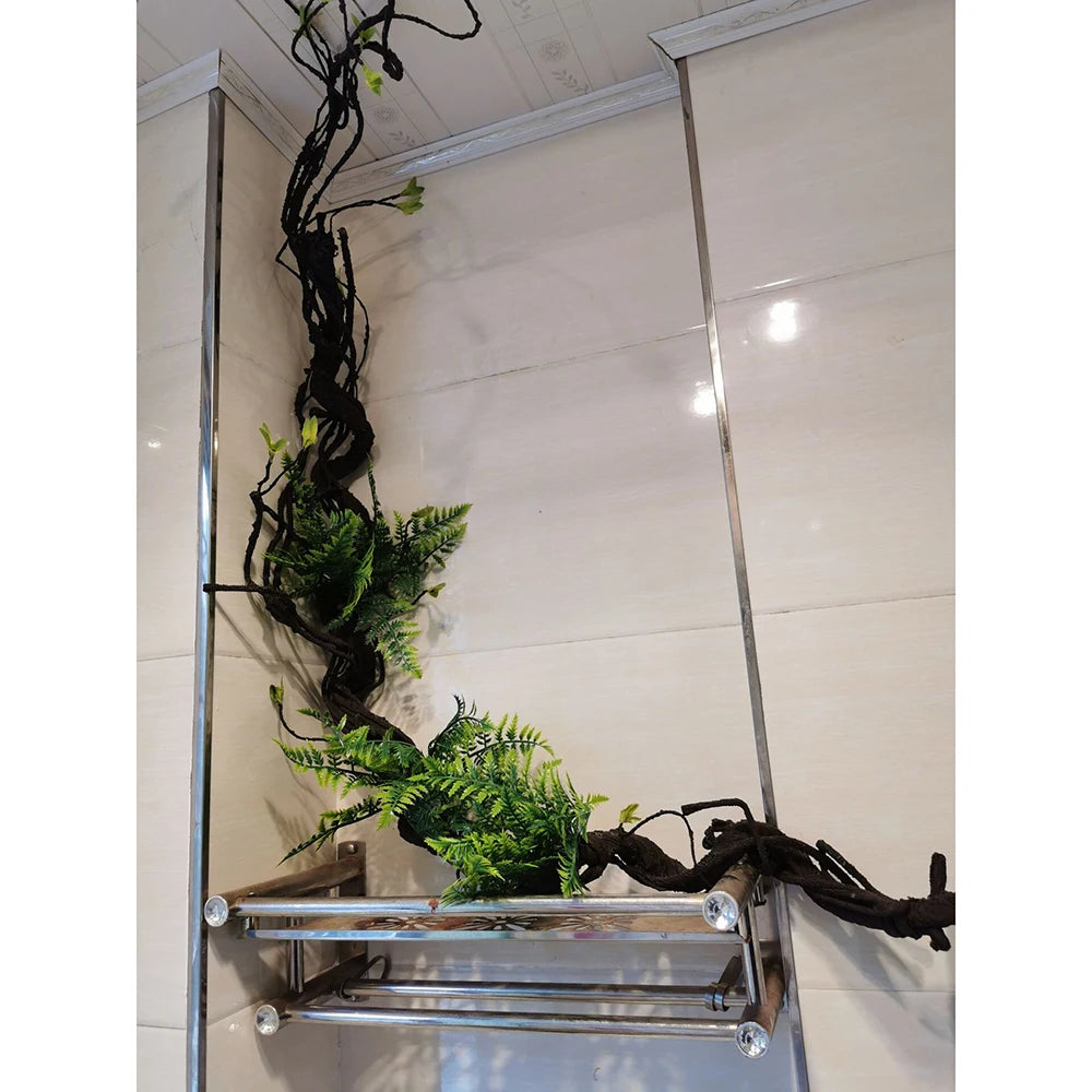 guirlande végétale artificielle feuilles fougère lierre naturelle extérieur intérieur décoration vert foncé clair