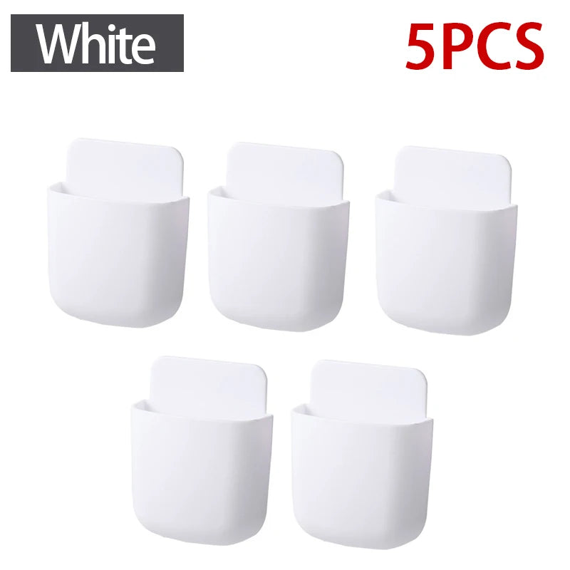 porte objets mural moderne adhésif blanc gris jaune respectueux environnement rechargeable multifonction plastique