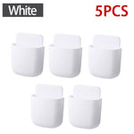 porte objets mural moderne adhésif blanc gris jaune respectueux environnement rechargeable multifonction plastique