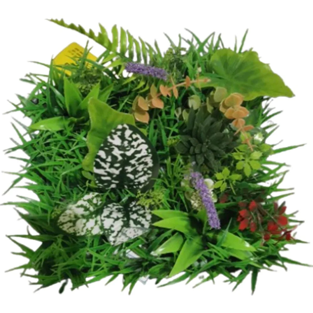plantes artificielles murales feuilles vertes feuilles rouges clips naturel extérieur branche exposition