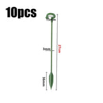 supports plantes tige vert robuste 37cm 27cm 17cm anneau jardinage fleur grimpantes moderne