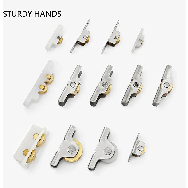 roulettes porte acier inoxydable cuivre blanc gris doré rondelles industrielle fixations cửa hàng