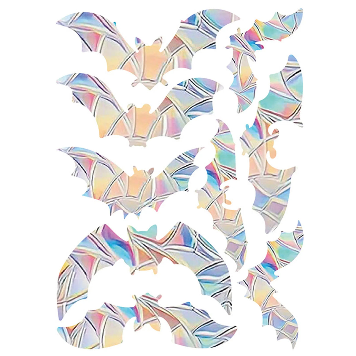 sticker decoratif multicolore geometrique moderne adhesif coeurs papillons champignons feuilles lune echangable fenetre maison