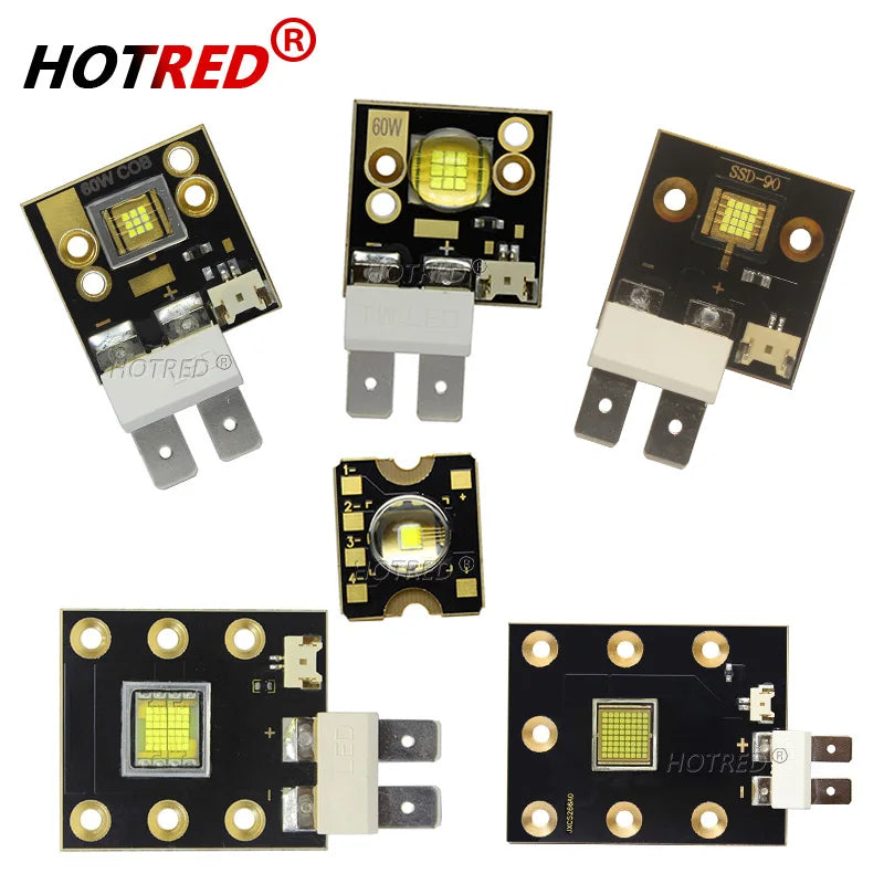 puce led haute puissance 20w 60w 75w 90w 150w 180w 200w 250w 300w noir