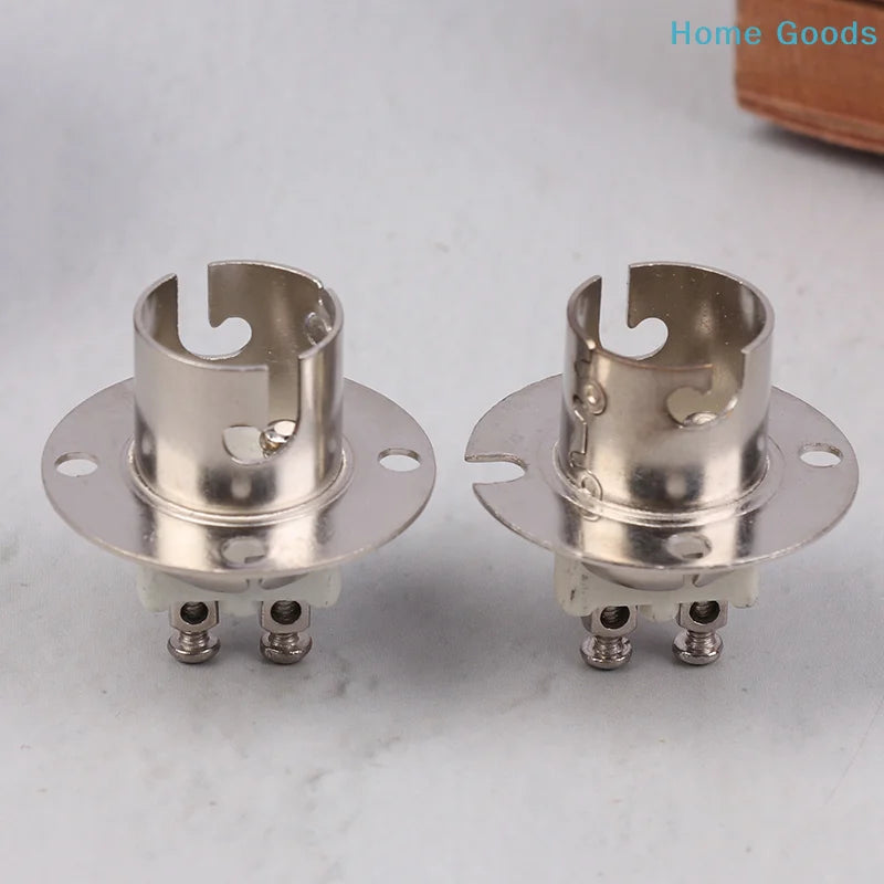 support lampe argenté douille ba15d bay15d fixation vis industrielle technique