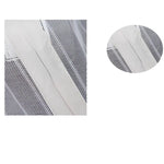 rideau fenêtre moustiquaire blanc maille fine transparente moderne ruban fixation