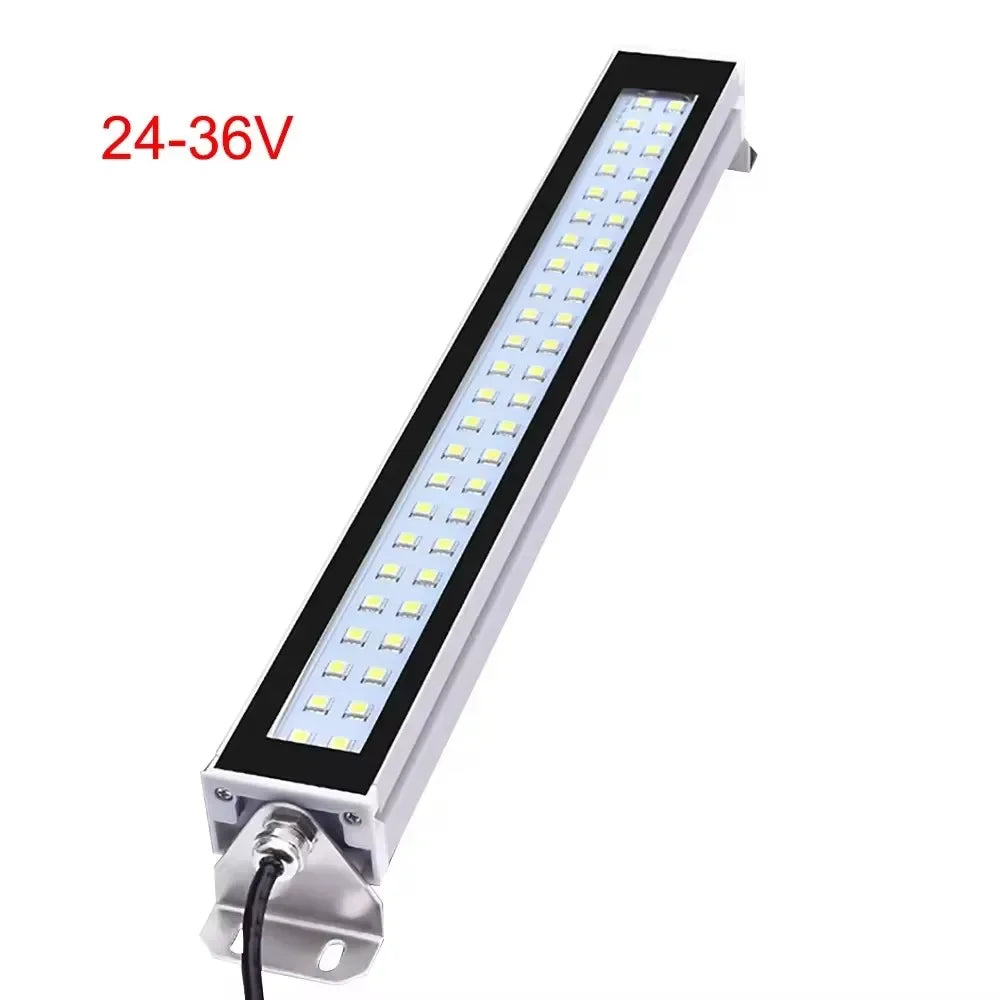 lampe led industrielle blanc noir ip67 24v 2000lm vde ul rohs cem moderne vis