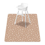 tapis imperméable anti dérapant voitures rayures dinosaures fleurs moderne enfantin blanc orange bleu vert
