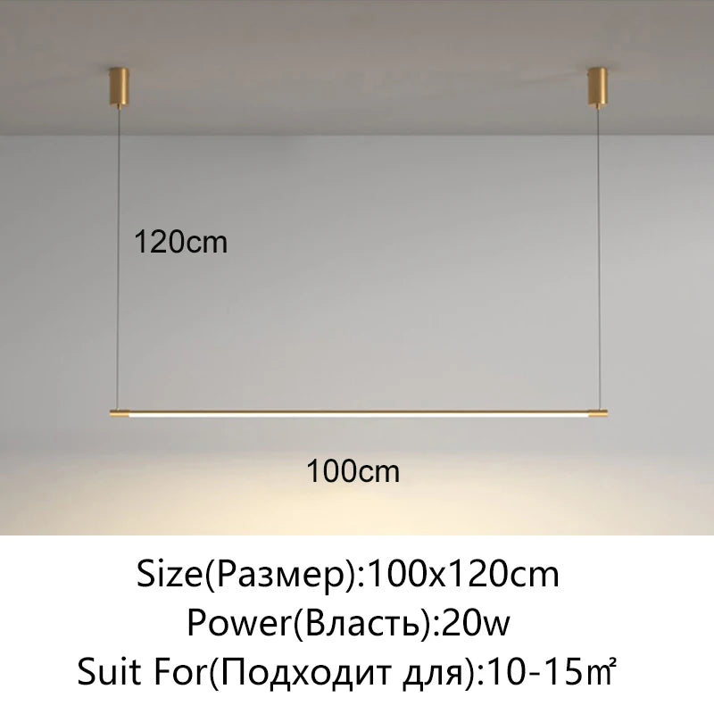 lampe suspendue moderne minimaliste noir blanc lisse mat 120cm adjustable oeilletsflux249 2000v90 260