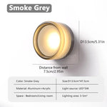 applique murale moderne vert jaune blanc rayures concentriques adhésive led éclairage quotidien fixée mur