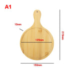 planche découper bois clair grain naturel fourchette couteau classique service pizza steak collation