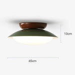 luminaire led moderne vert olive marron blanc crème minimaliste opaque fixé base métal éclairage
