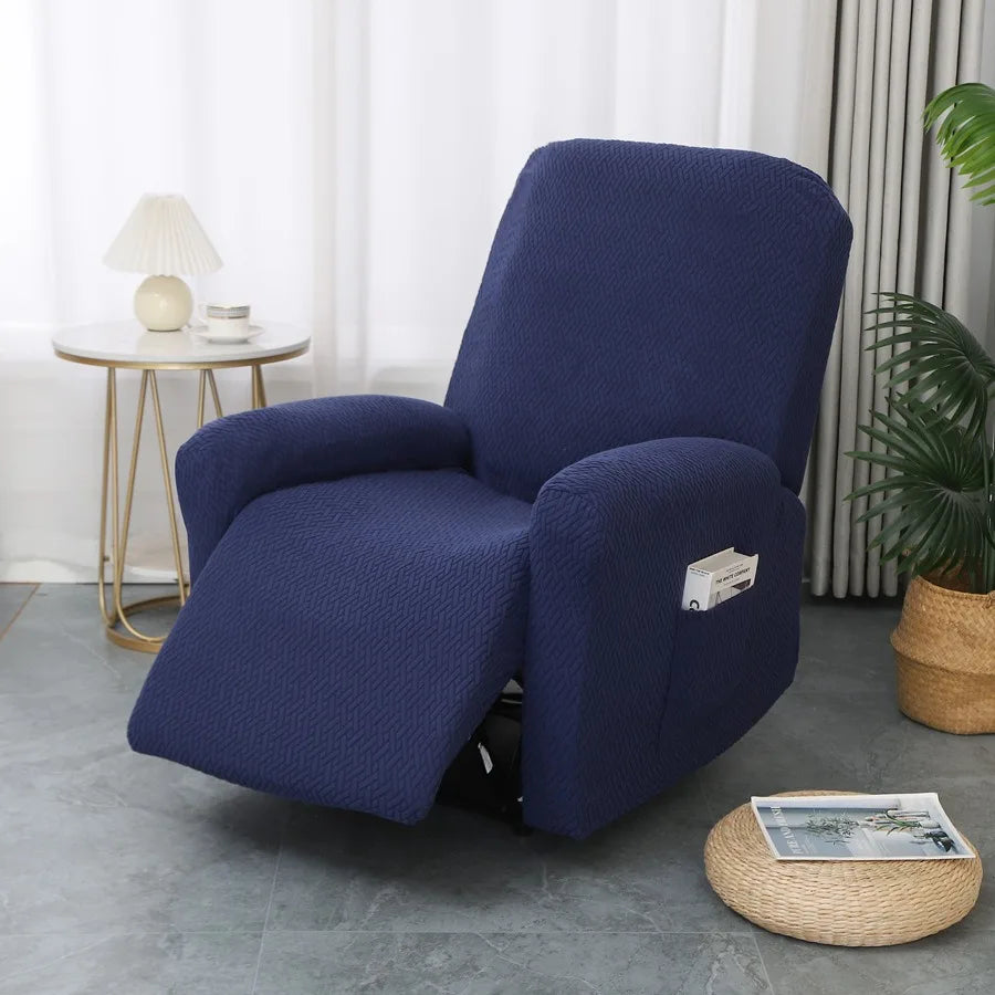 housses fauteuil relax tissu motifs gris moderne adhésif poche salon extérieur