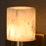 applique murale moderne or blanc marbre led 3000k 4000k 6000k fixée mur italien veine