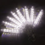 Guirlande lumineuse verte glaçons décoration Noël
