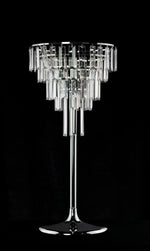 vase cristal transparent argenté moderne décoration anniversaire mariage événement festive
