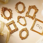 cadre photo vintage doré baroque blanches ancien décoration photographie mariage fixations