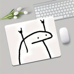 tapis souris caoutchouc blanc rock on minimaliste enfant voyage 18x22cm 20x25cm 25x29cm 25x35cm