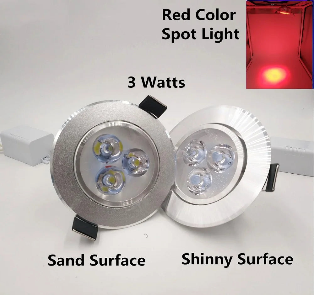 Spot LED argenté moderne surface gravée clips fixation câble d'alimentation 85 240V