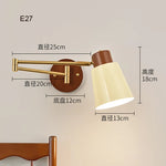 lampe murale moderne articulée bois doré éclairage lecture chambre contemporaine fixée E27