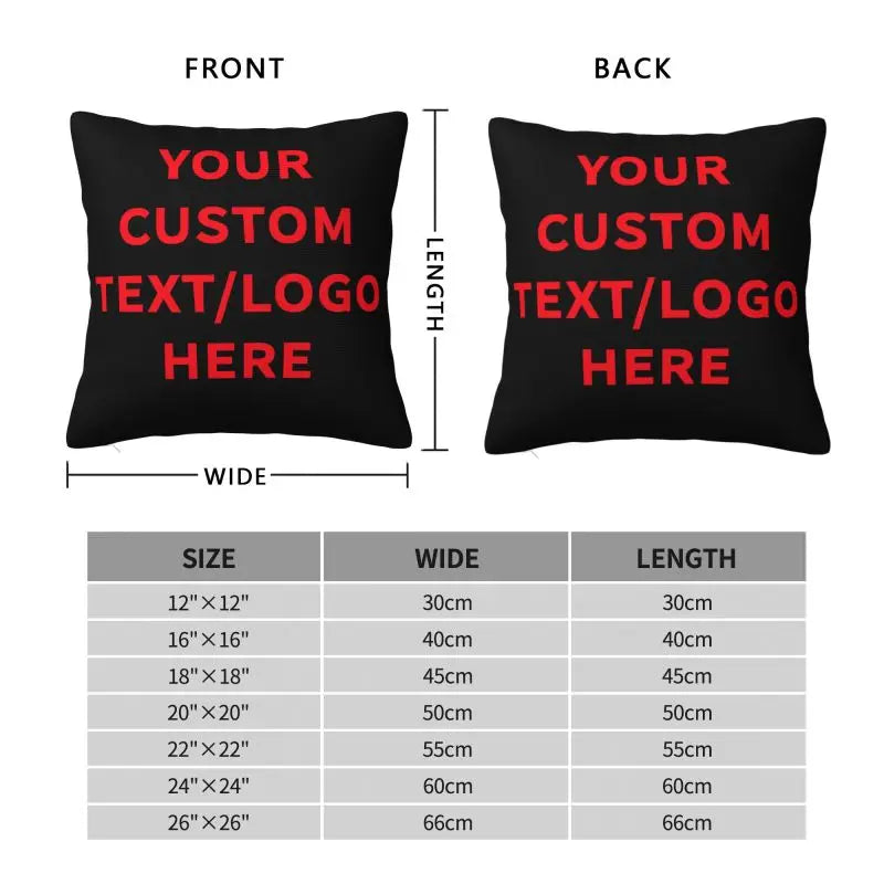 housses coussin polyester 40x40cm motif texte moderne non toxique maison