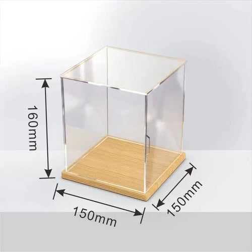 boîtes rangement transparentes figurines bois organisation jouets modernes variées capes détails expressifs