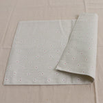 serviettes table japonais motif vagues bleu marine blanc respectueuses environnement