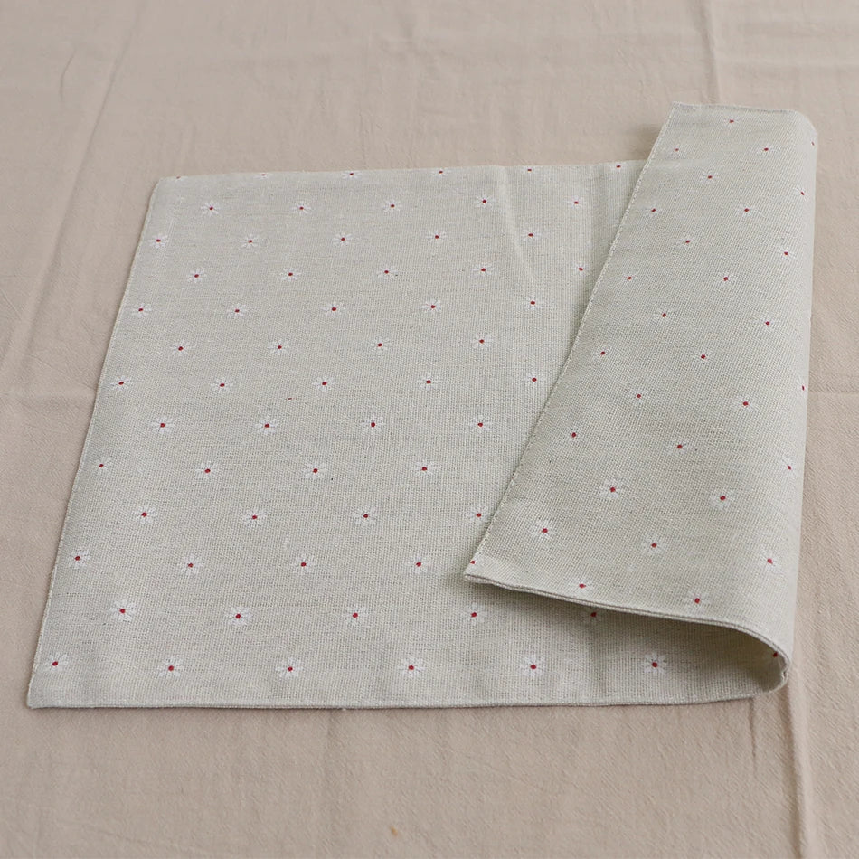 serviettes table japonais motif vagues bleu marine blanc respectueuses environnement