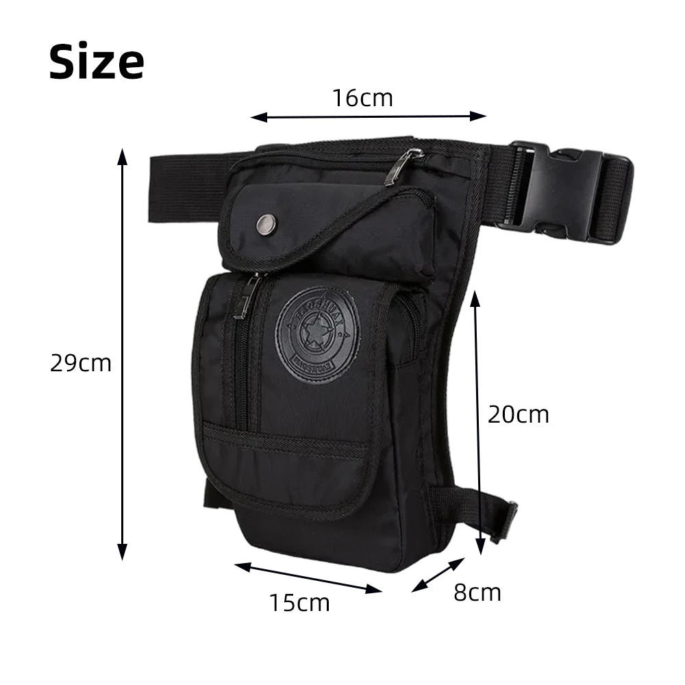 sac banane homme toile noir marron logo porte clés monnaie téléphone papeterie équipement sportif