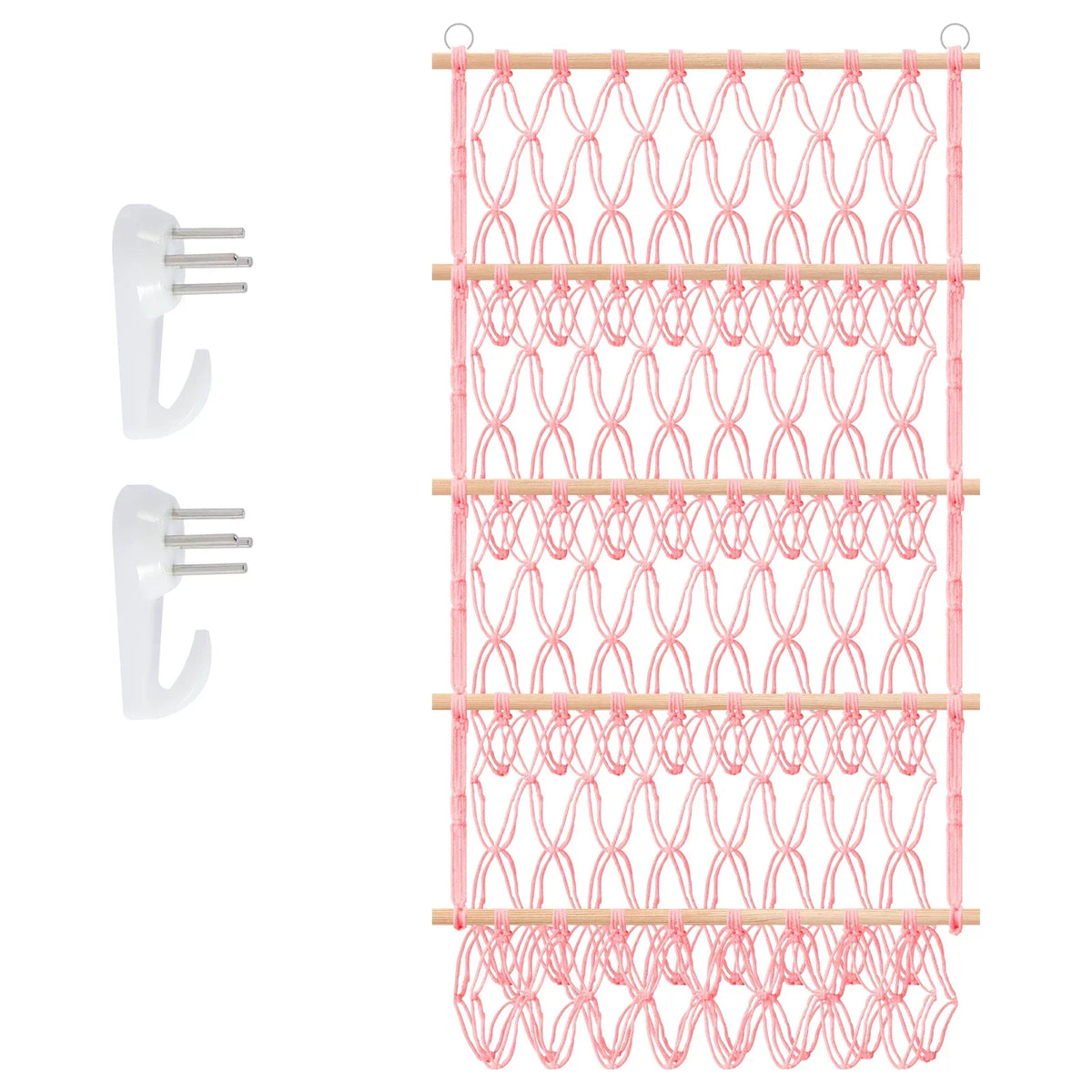 filet suspendu blanc maille moderne compartiments 52cm 105cm autonome coton echangetablewasher