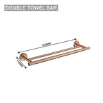 ensemble accessoires salle bain métal or rose moderne porte serviette savon brosse dents