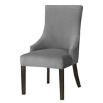 housse chaise velours gris moderne adhésive polyeste protection événementière banquet mariage