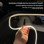 ruban lumineux blanc moderne ambiant intérieur voiture décoration LED 2m 4m lumière chaude