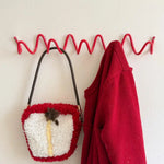 crochet mural moderne multiple couleurs spirale opaque sacs manteaux parapluies sacs dos casques