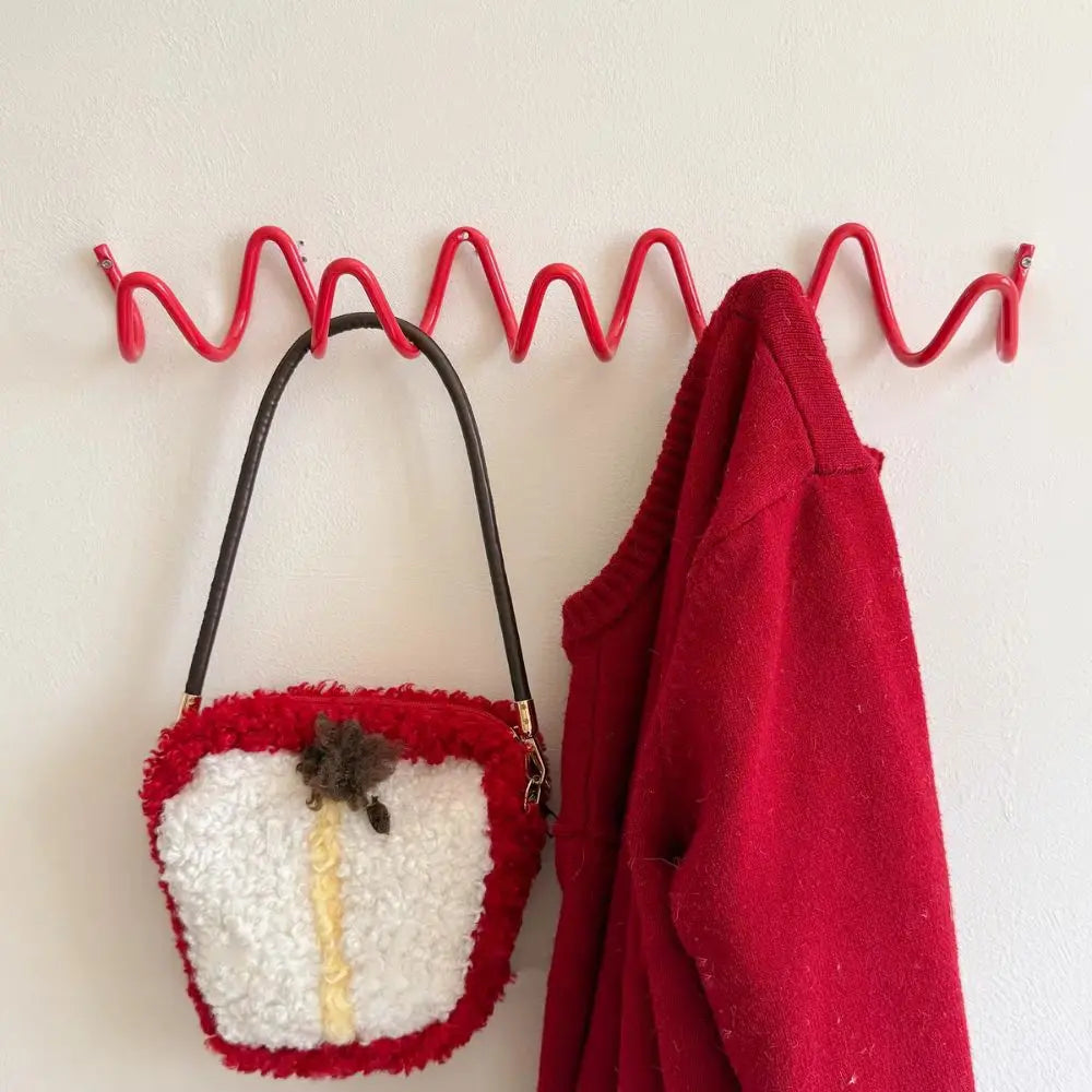 crochet mural moderne multiple couleurs spirale opaque sacs manteaux parapluies sacs dos casques