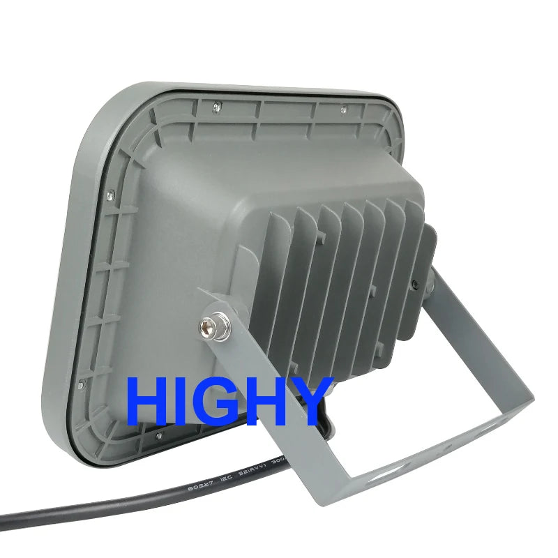 projecteur led moderne gris ip65 100w 150w 50w 24v 110v 220vextérieur jardin aluminium