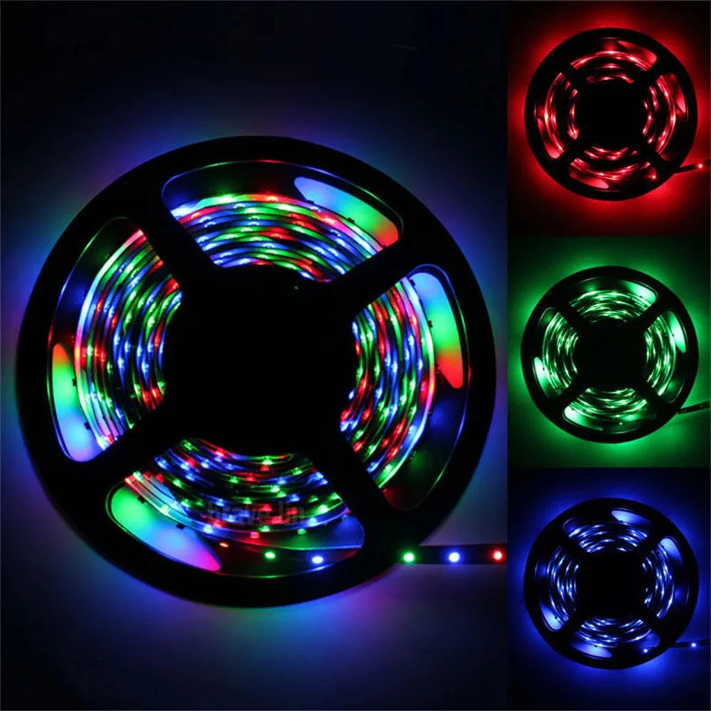 ruban led flexible 12v rgb adhésif 50000 heures blanc noir rouge vert bleu moderne