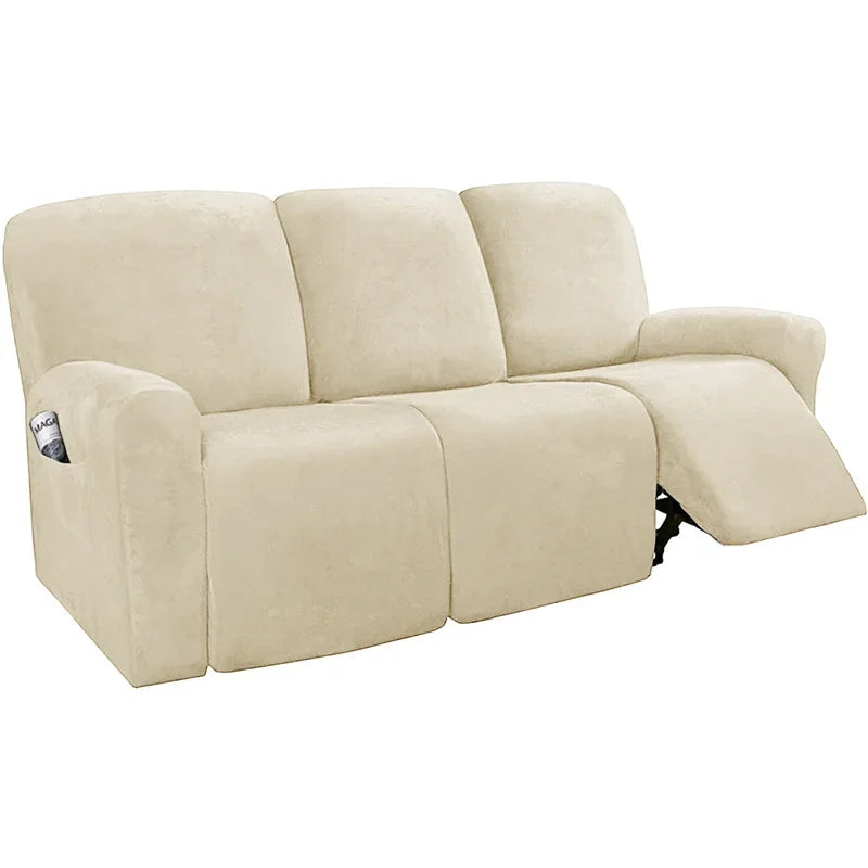 housse canapé velours moderne vert foncé bleu clair beige gris inclinable placesversible machine