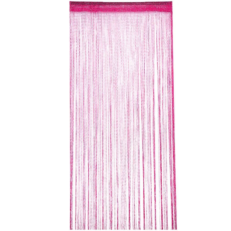 rideau franges strass dorés orange violet blanc moderne élégant mariage anniversaire fête