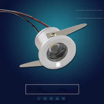 Spot LED argenté moderne câble vis fixations 31mm 24mm 22mm blanc chaud